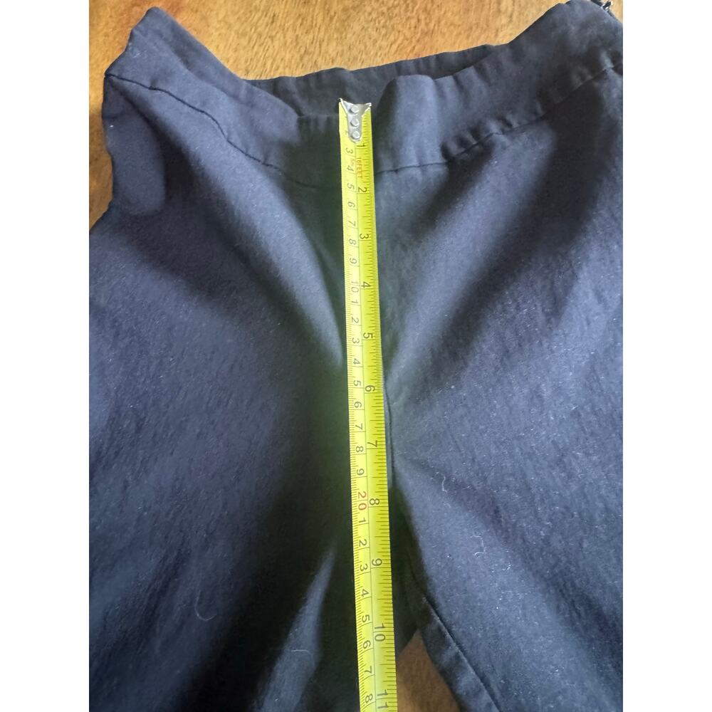 Time and Tru Black Pull On Pants Women Size 6 Stretch Slim Leg - Picture 6 of 7